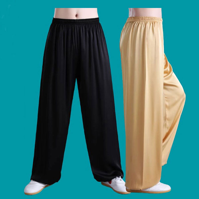 asks Dance Gearの太極拳 パンツ 男女兼用 太極拳ズボン カンフーパンツ 太極拳 ウェア 太極拳 服 表演服 練習着 カンフー服 演武用服 拳法 太極拳パンツ ズボン メンズ レディース ゆったり カジュアルパンツ 朝練 武術練功服 敬老の日｜アングル2