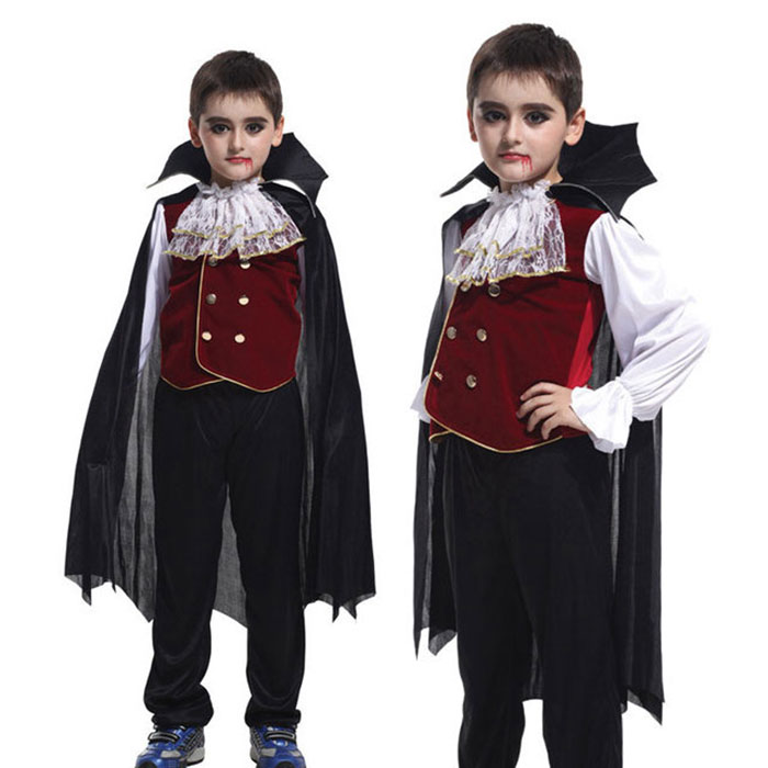 ハロウィン 子供 衣装 吸血鬼 コスプレ 衣装 悪魔 ゴースト デビル 仮装 コスチューム 変装 恐怖 子供用 大人用 宴会 余興 忘年会 文化祭 演出服 S M L XL XXLのサムネイル