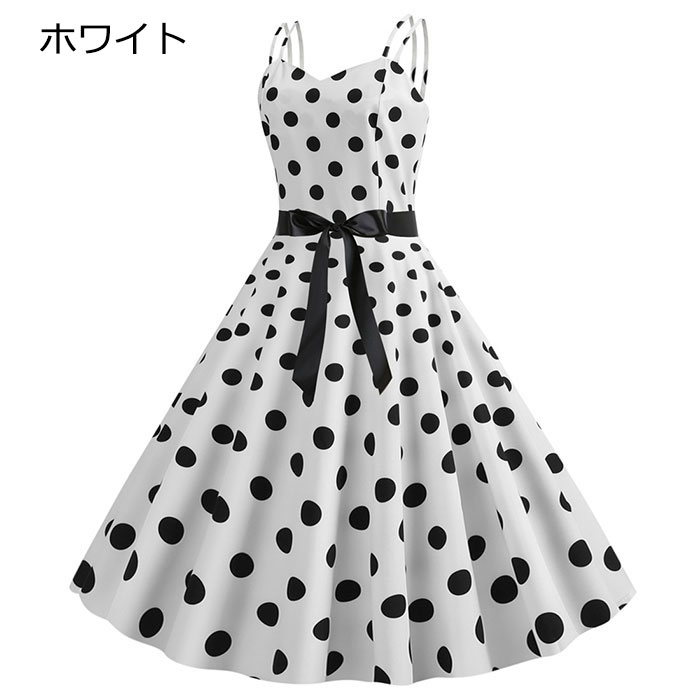レトロドレス 8色 ダンス衣装 舞台衣装 ワン...の紹介画像3