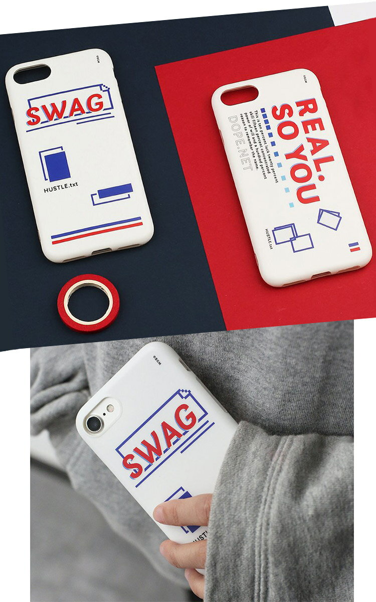 iPhoneケース SWAG/REAL iPhoneSE2 iPhoneSE3 iPhoneXs/X iPhone8 iPhone7 iPhone8Plus iPhone7Plus iPhoneカバー 背面カバー スマホケース アイフォンケース iPhone8ケース iPhoneXケース ANDONE シンプル おしゃれ ア GM255