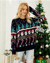 クリスマスセーター クリスマスツリーセーター サンタクロース 秋冬 レディースニットセータートップス 鹿 サンタクロース 雰囲気 厚手 女性 可愛い おしゃれ プレゼント