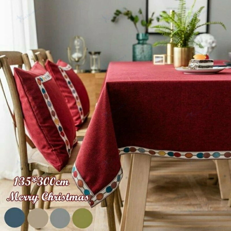 5色 13サイズ 選べる テーブルクロス ファブリック 北欧 アルテック 生地 布 布地 綿麻 リネン サンタ ..