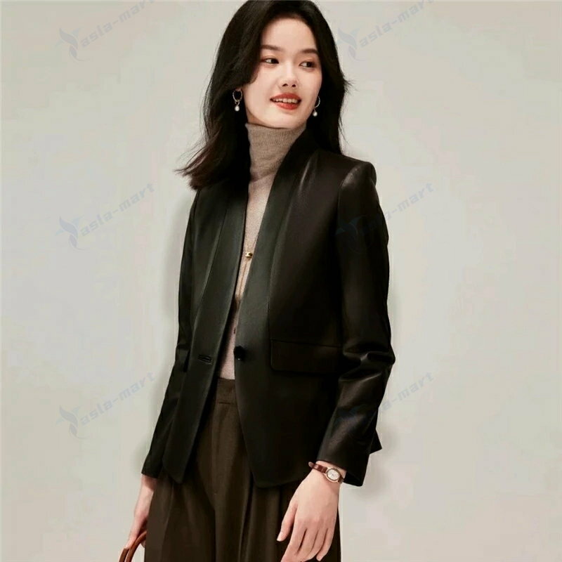 レザージャケット レディース 本革 ジャケット レザー ラムレザー 革ジャン ショート丈 ライダースジャケット 皮ジャン 本皮 アウター ライダース 本革ジャケット 皮 革 カジュアル 長袖 秋服 ブルゾン