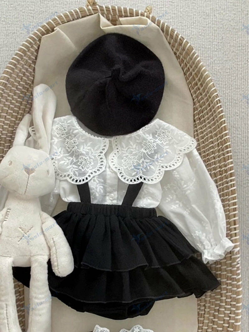 ベビートップスブルマサロペット2点セット 女の子 赤ちゃん お宮参り 退院 出産祝い ベビー 新生児 プレゼント ギフト 晴れ着 写真撮影 退院着 お食い初め 御祝 お祝い 韓国子供服 服 春 夏 秋 冬 ナチュラル 66cm 73cm 80cm 90cm 100cm 110cm 120cm