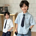 セットアップ 子供 男の子 夏 半袖 ワイシャツ ショートパンツ ハーフパンツ 子供服 フォーマルシャツ キッズ フォーマル服 ジュニア デニムパンツ カジュア...