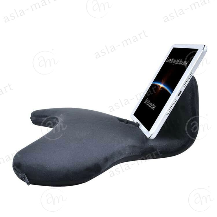 スマホ iPad 角度調節可 寝ながら クッション アームレスト 対応 肘置き 膝上 iPhone リストレスト スマホ スタンド うつ伏せ 映画鑑賞 デスク ピロー 小説 漫画 ゲーム おうち時間 リモートワーク テレワーク 在宅勤務 asla-mart-10022783 asla mart サンプル画像2
