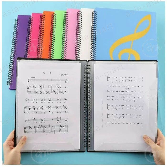 楽譜入れファイル 書き込みできる 楽譜ファイル A4 楽譜入れ ファイル ミュージックファイル 中学生 高校生 大学生 バンドファイル ファイル楽譜入れ吹奏楽 20枚 30枚 40枚 見開き 楽器 ブラック ブルー バラ オレンジ ホワイト ピンク パープル グリーン
