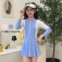 「Fashion THE SALE」半額 子供 水着 女の子 ワンピース 長袖 子供 スクール水着 キッズ 水着 女子 水着 子供 みずぎ 女児 スイムウェア 速乾 ガールズ kids 学校用 水着 ジュニア 水着 プール