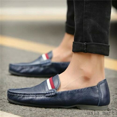 ローファー スリッポンメンズ 革靴 ローカット 折りたたみ 通気 軽量 耐磨耗性 抗菌 消臭 運転靴 ドライビングシューズ デッキシューズ 快適