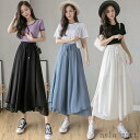 「Fashion THE SALE」半額 ガウチョパンツ コーデ 40代 夏 9分丈 大きいサイズ 体型カバー きれいめ ゆったり 美脚 着痩せ 通勤 新品 ワ...