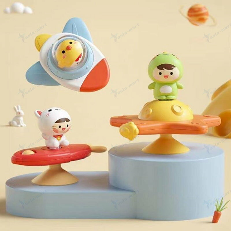 asla martのハンドスピナー 赤ちゃん お風呂 おもちゃ 1歳 おもちゃ ハンドスピナー 吸盤 おもちゃ 玩具 指先訓練 解消回転 知育玩具 ハンドスピナ｜アングル2
