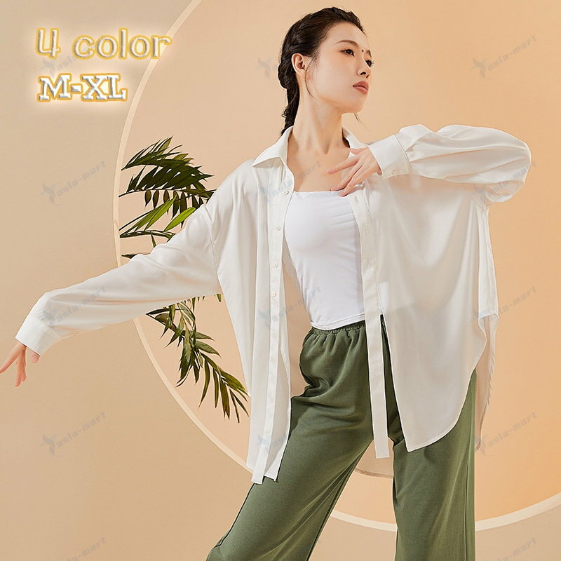 レディース ダンストップス 新作 現代舞 古典舞 中国舞 練習着 松リラックス感 トップス 流行デザイン 舞台衣装 発表会 代舞 練習用 おしゃれ 快適 大人用 エクササイズ ヨガウェア 演出服