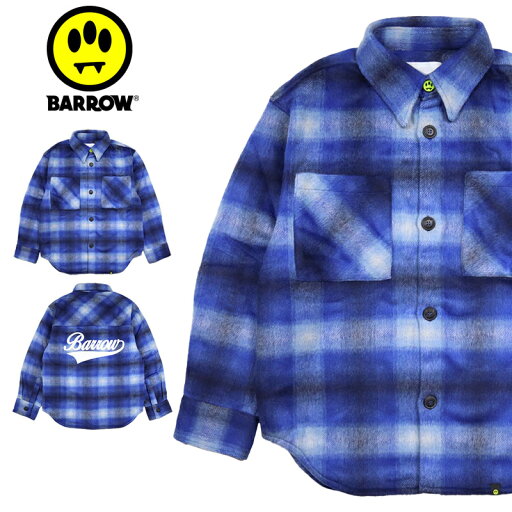【お買い物マラソン!女性限定10%OFFクーポン配布】バロー BARROW ジャケット シャツジャケット レディース メンズ ユニセックス ストリート ブランド オーバーサイズ おしゃれ barrow057 ブルー M L 【お買い物マラソン!女性限定10%OFFクーポン配布】バロー BARROW ジャケット シャツジャケット レディース メンズ ユニセックス ストリート ブランド オーバーサイズ おしゃれ barrow057 ブルー M L