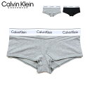 【お買い物マラソン連動!最大1500円OFFクーポン】カルバンクライン 下着 CALVIN KLEIN パンツ レディース ショーツ ボクサー型 見せパン CKロゴ スポーツ 運動 ジム おしゃれ プレゼント 誕生日 ck053 グレー ブラック XS S M L