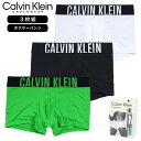 カルバンクライン ボクサーパンツ 3枚セット CALVIN KLEIN パンツ 下着 アンダーウェア メンズ ユニセックス ストリート ブランド おしゃれ ck...