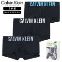 カルバンクライン ボクサーパンツ ローライズ 3枚セット CALVIN KLEIN パンツ 下着 アンダーウェア メンズ ユニセックス ストリート ブランド お...