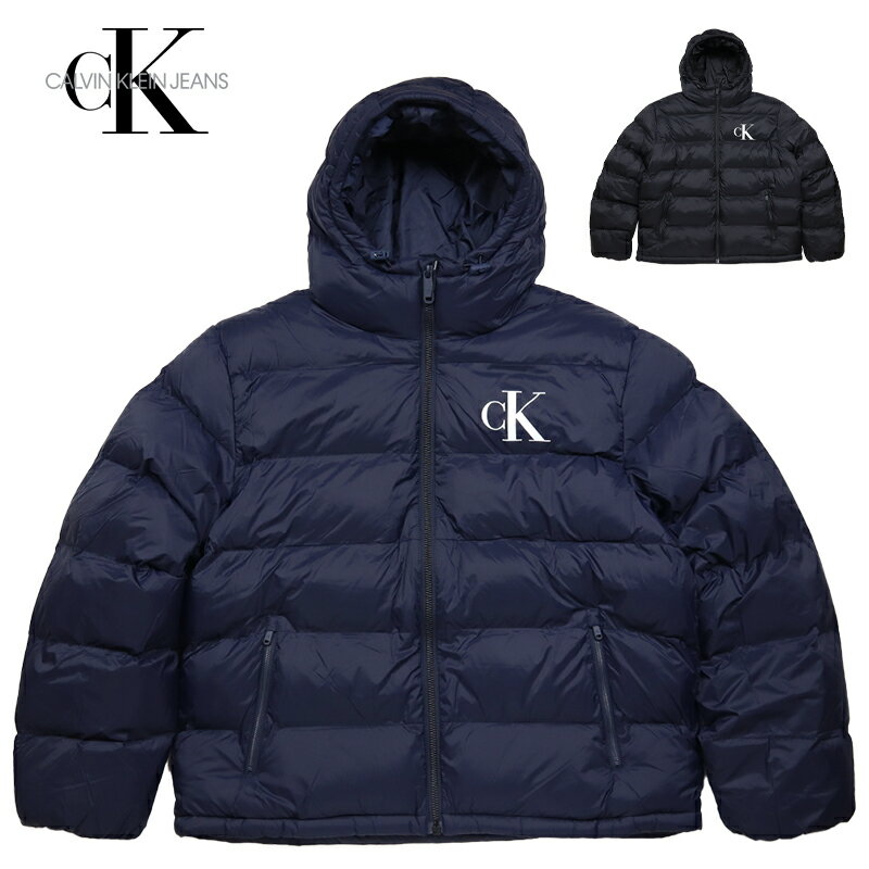 【M.com】cK 黒 ダウンジャケット Calvin Klein Jeans - A - ULTRA LT WT DOWN STAND CLR / ライト