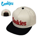 【お買い物マラソン連動!最大1500円OFFクーポン】クッキーズ クロージング キャップ Cookies Clothing 帽子 レディース メンズ 女性 男性 フラットバイザー ストリート ブランド おしゃれ 春 夏 秋 冬 プレゼント cookies009 ナチュラル FREE