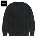 【お買い物マラソン連動!最大1500円OFFクーポン】HUF ニット ハフ セーター メンズ クルーネック ストリート ブランド オーバーサイズ 大きい おしゃ...