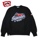 【お買い物マラソン連動!最大1500円OFFクーポン】アイスクリーム トレーナー ICE CREAM スウェット メンズ クルーネック ストリート ブランド オーバーサイズ おしゃれ 男性 秋 冬 プレゼント スケーター スケボー ice-cream23aw001 ブラック M L XL