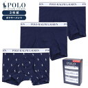 【最大20%OFFクーポン配布中!8/18まで!】ポロ ラルフローレン ボクサーパンツ POLO RALPH LAUREN 下着 アンダーウェア 3枚セット レ...