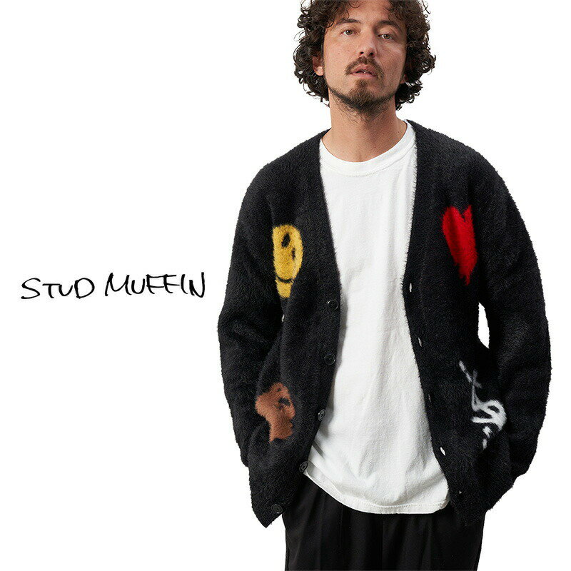 【楽天スーパーSALE・最大2000円オフクーポン】スタッドマフィン ニット STUD MUFFIN セーター メンズ クルーネック ストリート ブランド オー...