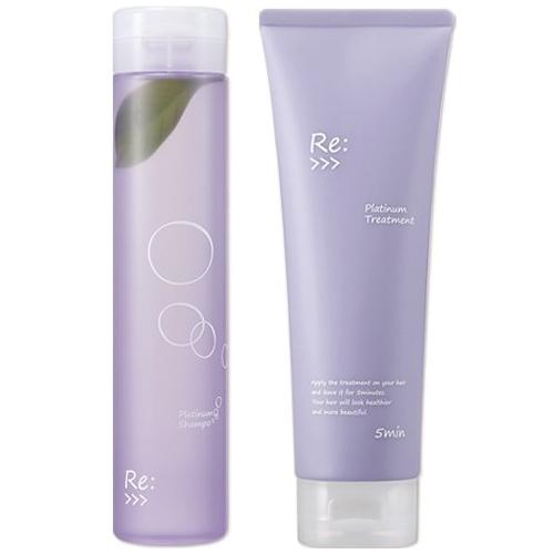 アジュバン リ　プラチナム　シャンプー 300ml ＆ リ　プラチナム　トリートメント 250g　セット　Re Shampoo ＆ Treatment 美容室　サロン専売品　 ADJUVANT