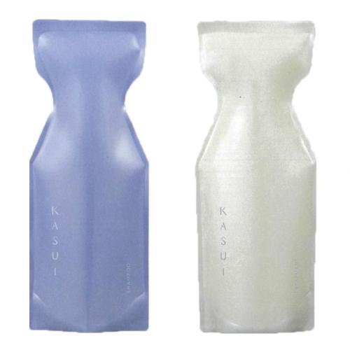 商品名 アジュバン　KASUI　カスイ　シャンプー　＆ トリートメント　セット 内容量 1000ml ＋ 1000g 説明 SH：肌にやさしい3種類の洗浄成分に、毛穴の奥まで洗い上げるスカルプクリーン洗浄成分をプラスしたシャンプー。きめ細かく持続性に優れた泡質で、少量でもしっかりとした泡立ち。TR：乾燥した毛髪と頭皮にうるおいを与えるトリートメント。根元からアプローチする毛髪補修成分※1が、ふんわりと立ち上がる髪へと導きます。4種類の植物由来成分※2やCMC類似成分※3でしなやかでなめらかな質感へ。 使い方 【シャンプー】お湯で予洗した髪に、適量を塗布し、マッサージしながら洗います。【トリートメント】シャンプー後、水気を取った毛髪全体に塗布して5分ほど放置して髪になじませ、十分にすすぎます♪ 成分 広告文責 株式会社紺　TEL/0952-43-3692 メーカー名 アジュバン 商品区分 日本製　化粧品