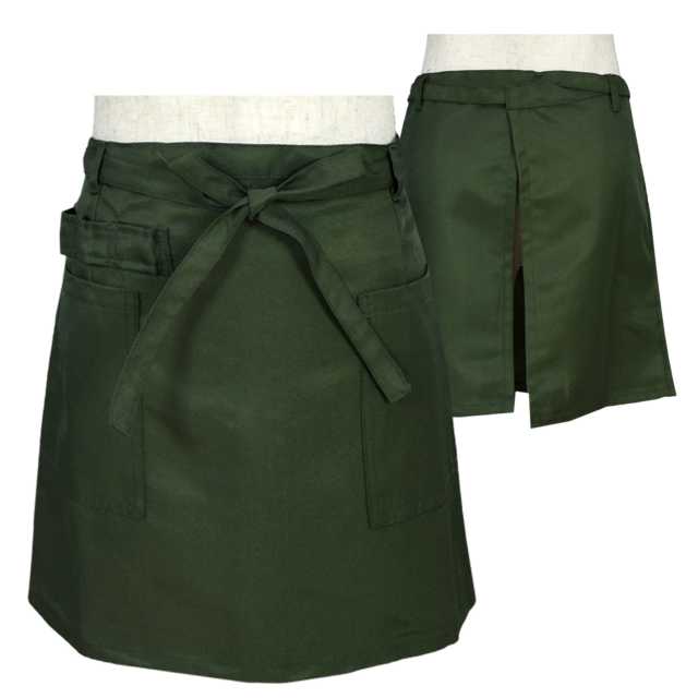 【メール便送料無料】カフェエプロン ギャルソンエプロン 女性用 エプロン ワークエプロン サロンエプロン☆全5色