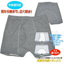 トランクス 男性 大人 紳士 下着 中失禁用 パンツ 尿漏れパンツ 安心パンツ 快適 100cc対応☆全1色