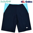 【ゆうパケット送料無料】競泳 ロングトランクス メンズ 男性 子供 男の子 Galax スイムウェア 海パン 水着 ロング丈☆全3色