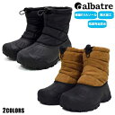 【送料無料】スノーブーツ メンズ レディース albatre 軽量 ブーツ 防寒 防水 スノーシューズ☆全2色