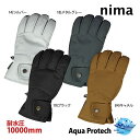 【送料無料】スキーグローブ WINDEX nima ニーマ 耐水圧10000mm 男性 兼用 無地 中綿入り5本指☆全4色