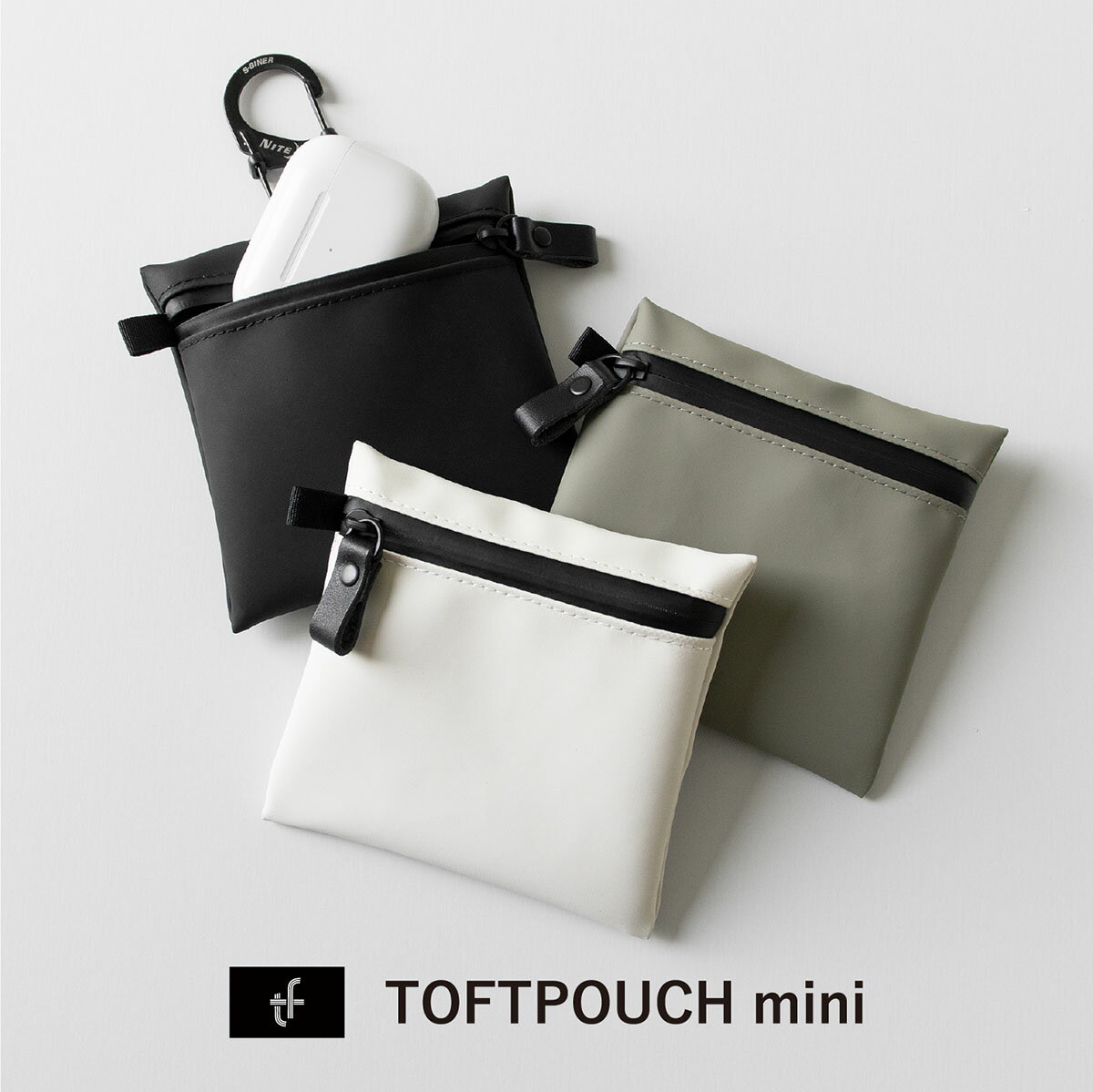 【aso】 TOFT POUCH mini（タフトポーチミニ）ガジェットポーチ メンズポーチ 化粧品 コスメポーチ 収納 小物ポーチ …