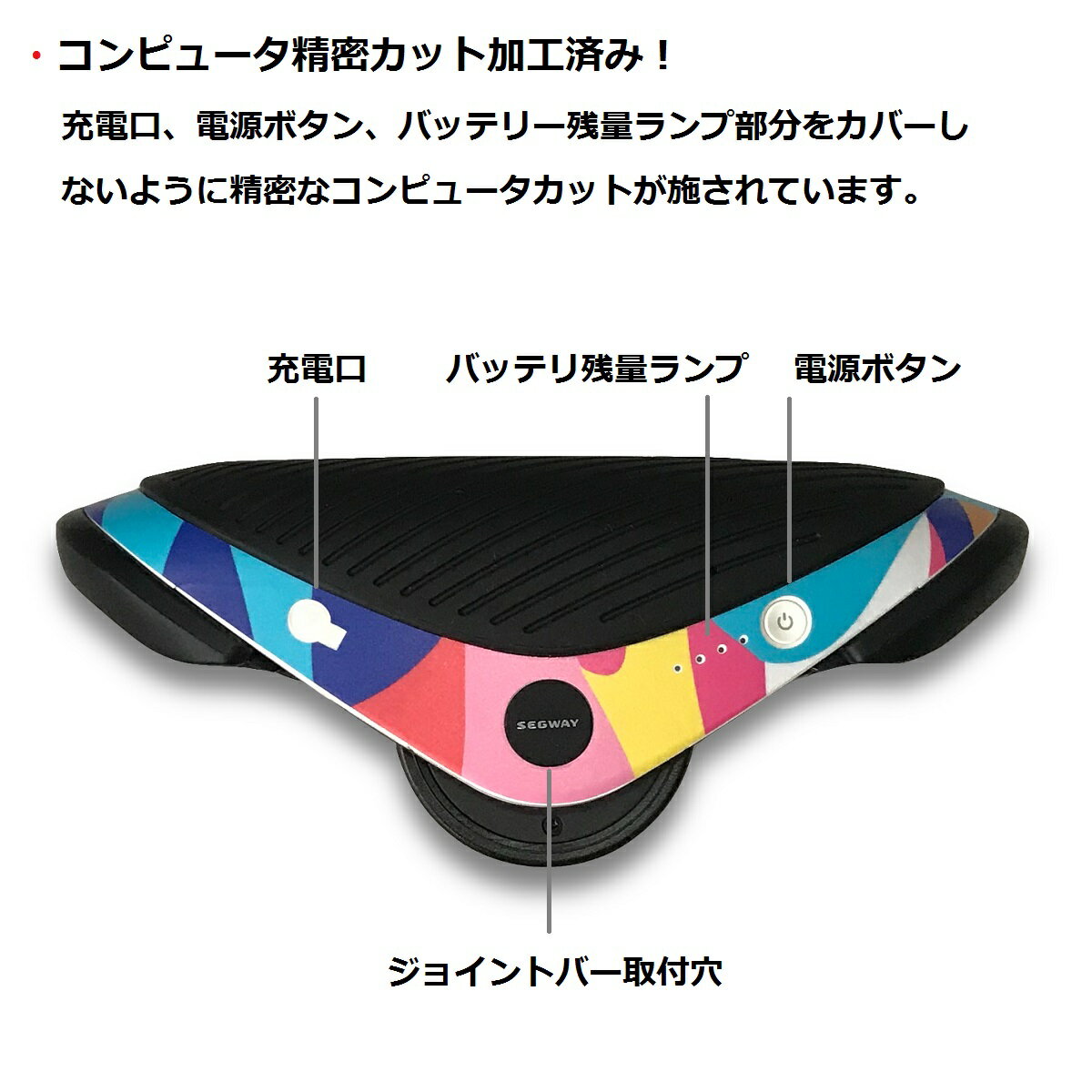 SegwayDriftW1セグウェイドリフトW1スキンシールステッカーNinebot電動ローラースケートバランススクーター