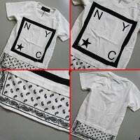 韓国子供服男の子女の子半袖Tシャツ【ボックスNYCサイドカットロング丈キッズジュニア半袖Tシャツ】100cm110cm120cm130cm140cm150cm160cm韓国子供服男の子女の子韓国子供服100cm110cm120cm130cm140cm150cm160cm男の子女の子半袖Tシャツ