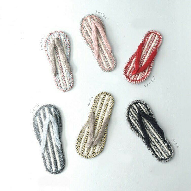 コットンサンダル スリッパ ルームサンダル ルームシューズ 夏用 浮き指 浮指 草履 部屋履き 洗える 夏 かわいい おしゃれ メンズ レディース【メール便・送料無料】