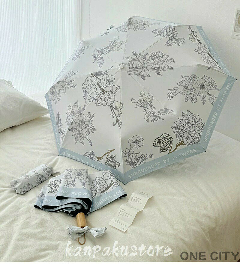 アソラの日傘 完全遮光 晴雨兼用 折りたたみ傘 レディース メンズ キッズ用 紫外線対策 撥水 8本骨 頑丈仕様 ワンタッチ自動開閉 収納ケース付き 軽量 アウトドア用 通勤 通学｜アングル3