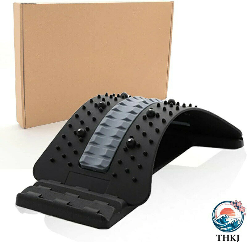 バックストレッチャー 背中 ストレッチ 腰 背筋 伸ばし THKJ 器具 ツボ押し 健康グッズ プレゼント 人気 便利 使いやすい おすすめ