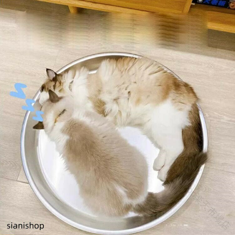 クール猫鍋 猫用ベッド 猫ベッド クールベッド 猫用 アルミ製 たらい 暑さ対策 猫...