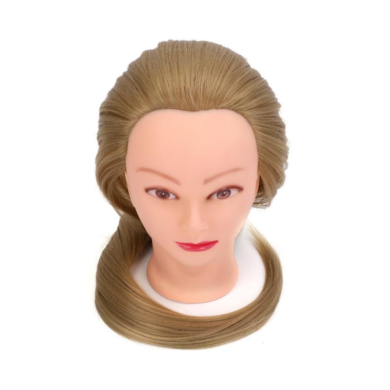 練習用 ヘア マネキン リアル 練習 トレーニング 付き シルク アップ 美容師 剪髪 質感 ヘッド 耐熱 スタイル 編み込み 対応 スタイリング 美髪 ウィッグ