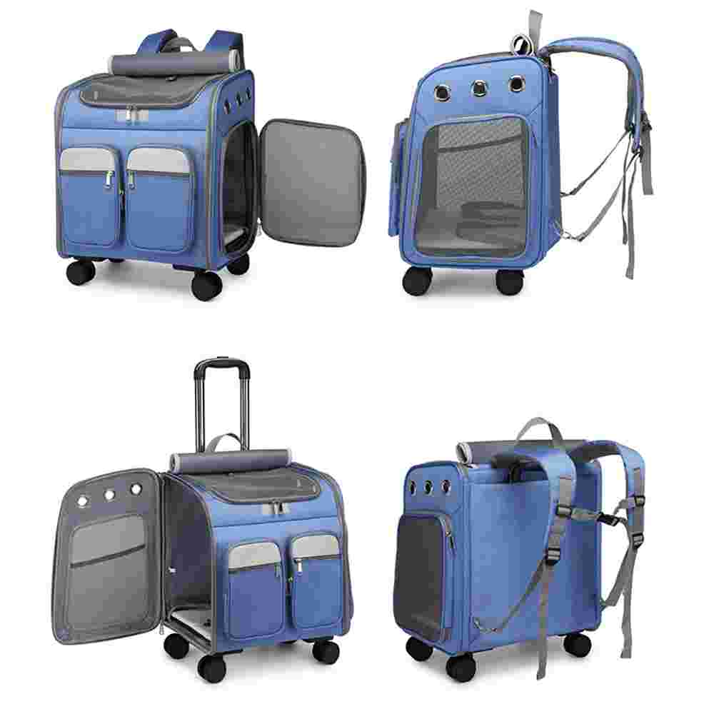 ペット 小型犬 旅行 4way ペットキャリー 犬 カート 通院 防災用 リュックキャリー...
