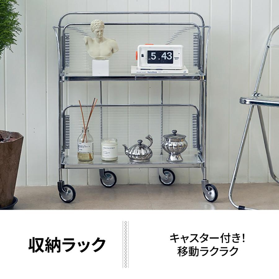 楽天市場】キャスター ガラスワゴンの通販