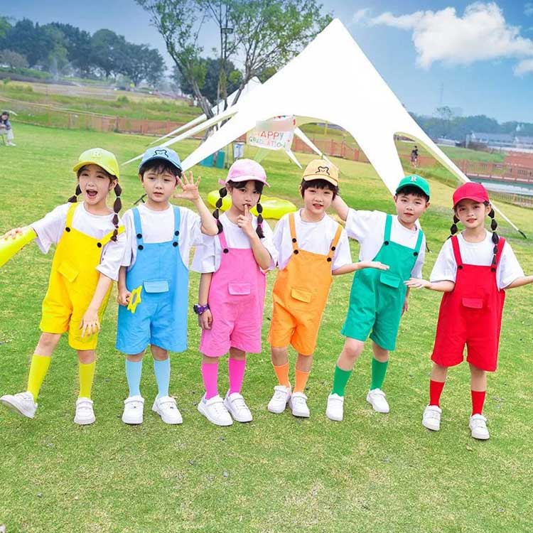 パンツ 発表会 オーバーオール ダンス 幼稚園 夏 ジュニア 女の子 発表会 ショート...