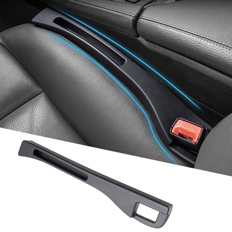 2in1車用隙間クッション 幅広い互換性の車用シート センターコンソール隙間埋め シ...