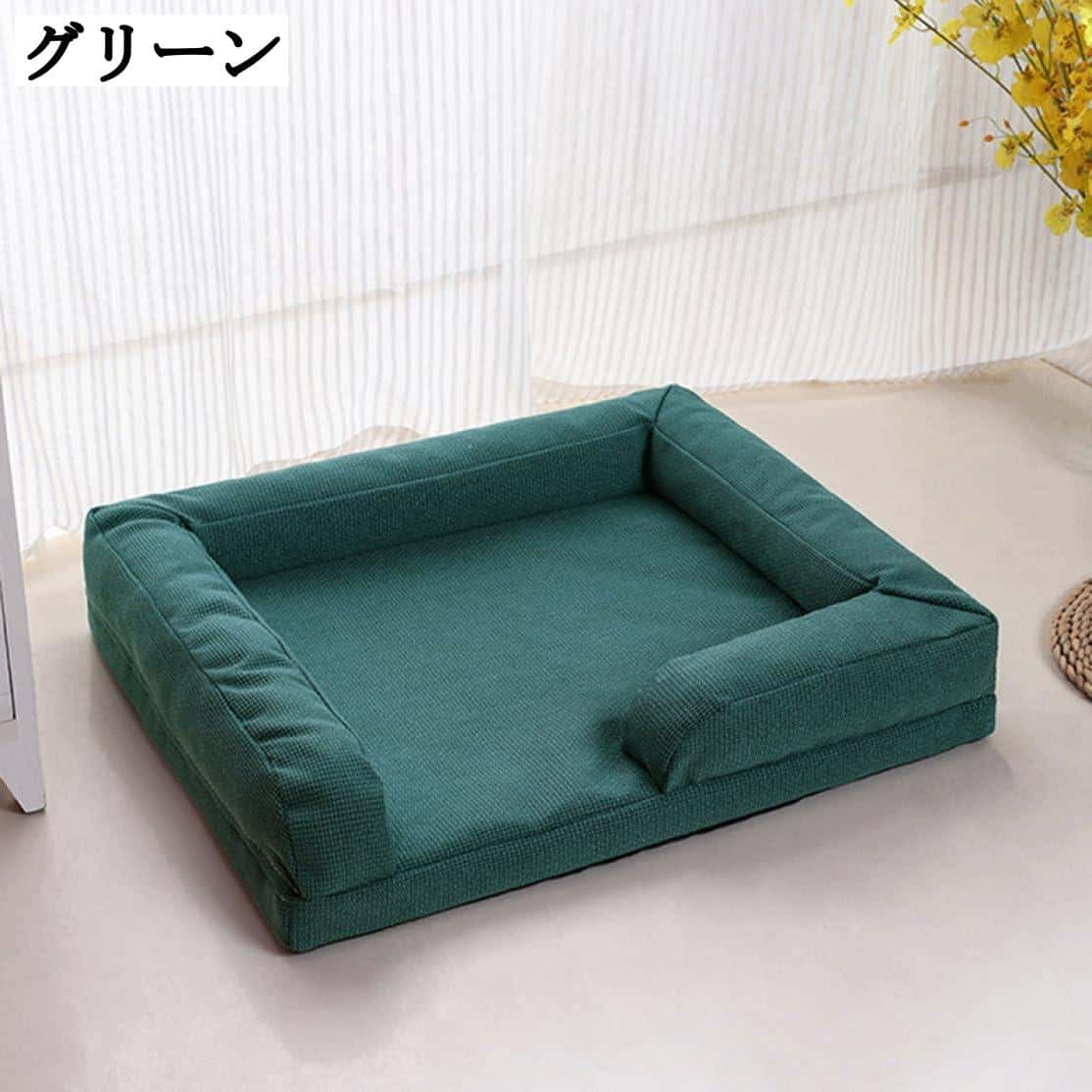 アソラの洗える ペットクッション 暖かい ふわふわ 中型犬 50*40cm おしゃれ もこもこ 夏用 クッション ペットマット 毛が引っ付きにくい 保温防寒 犬 猫マット 猫用 滑り止め 小型犬 深度睡眠 冬用 猫 かわいい 通気 ペットソファー 寒さ対策｜アングル2
