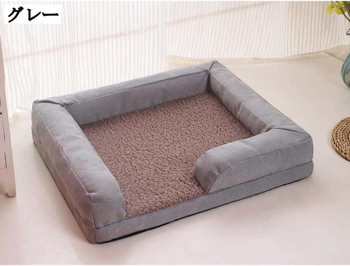 アソラの洗える ペットクッション 暖かい ふわふわ 中型犬 50*40cm おしゃれ もこもこ 夏用 クッション ペットマット 毛が引っ付きにくい 保温防寒 犬 猫マット 猫用 滑り止め 小型犬 深度睡眠 冬用 猫 かわいい 通気 ペットソファー 寒さ対策｜アングル3