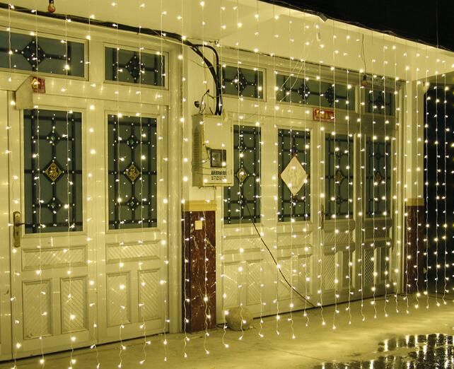 インテリアライト イルミネーションライト クリスマス飾り クリスマスライト 防水 LEDイルミネーションライト 3m*3m304球 5個セット カーテンライト 屋外対応 8つ点灯パターン