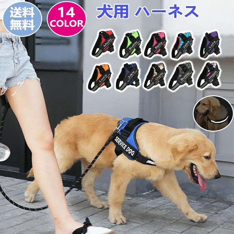 おしゃれ 脱げない アウトドア 小型犬 かわいい 大型犬 速乾素材で雨の日も安心 抜けにくい ハーネス 名入れ可 胴輪 迷子防止 脱げにくい 抜けない 犬 中型犬