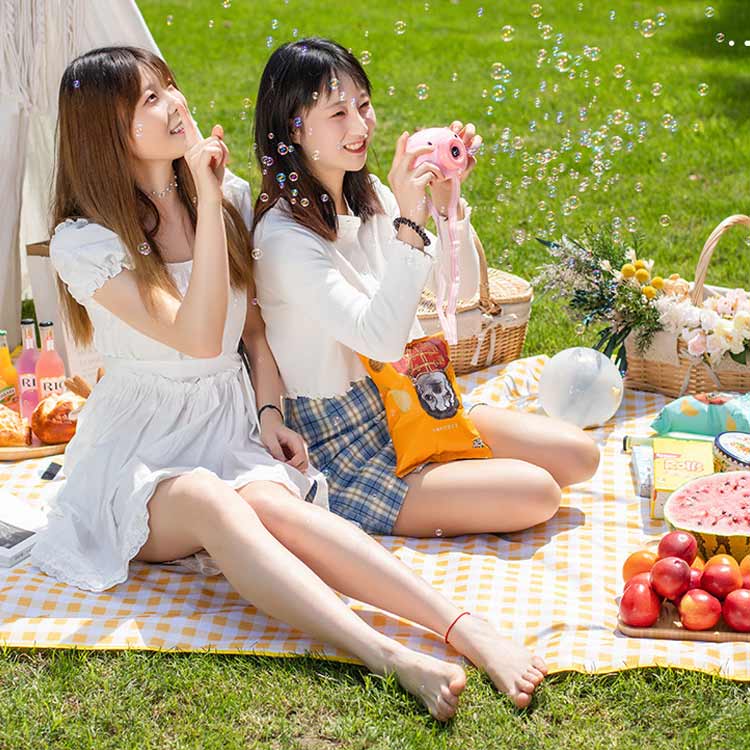 200×200 ピクニック 厚手 200×150 レジャーマット 折りたたみ チェック柄 洗える ...
